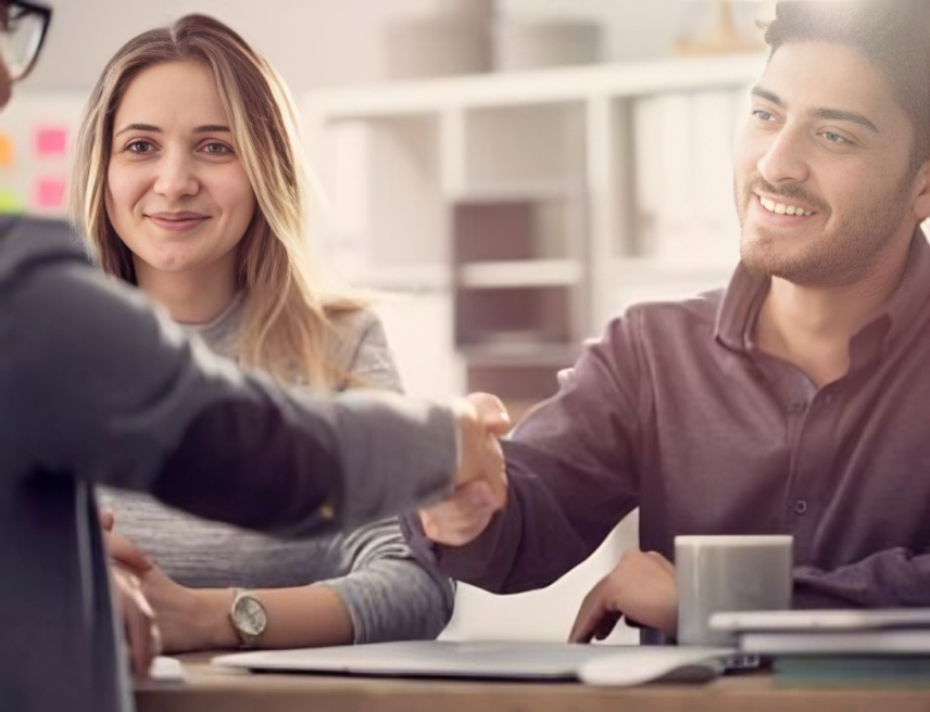 Handshake at business meeting